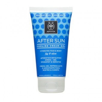 Apivita ΝΕΟ After Sun Cooling Cream Gel Κρέμα Ζελ Για Μετά Τον Ήλιο 150ml